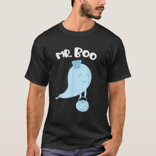 Kostüm für Paare Herr BOO und Frau Boo Matching Ha T-Shirt