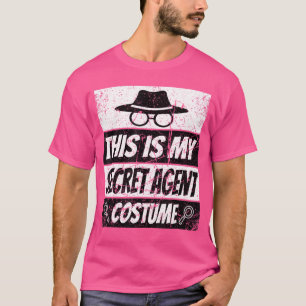 Kostüm Geheimagent Inspektor Spion Retro Spionage T-Shirt