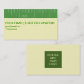 Kostüm-grüne Machthaber-Visitenkarte Visitenkarte (Vorne/Hinten)