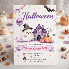 Kostüm-Halloween-Party-Einladung Einladung