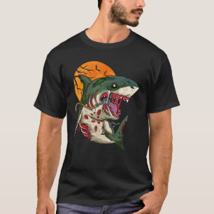 Kostüm Halloween Zombie Shark Niedlich T-Shirt