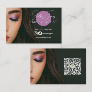 Kostüm Makeup Artist MUA Foto Visitenkarte