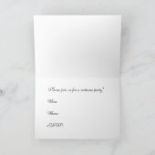 Kostüm-Party Einladung (Innenseite)