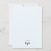 Kostüm-Party Einladung (Rückseite)