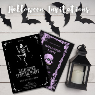 Kostüm Party halloween Children Modern Einladung
