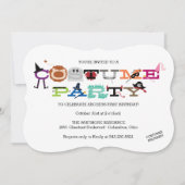 Kostüm Party Kid's Halloween-Party Einladung. Einladung (Vorderseite)