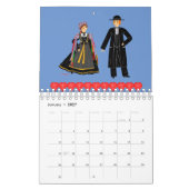 Kostüm Tradinel d'Alsace, Frankreich Kalender (Jan 2027)