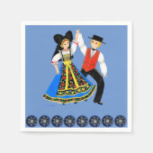 Kostüm Tradinel d'Alsace, Frankreich Serviette (Vorderseite)