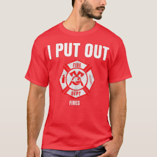 Kostüm Witziger Feuerwehrmann, den ich Feuerwehrmä T-Shirt