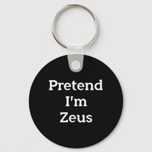 Kostüm Zeus griechischer Gott lustiger Halloween Schlüsselanhänger