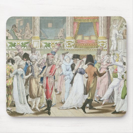 Kostümball an der Oper, nach 1800 Mousepad (Vorne)