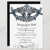 Kostümball-Einladungen Einladung (Vorne/Hinten)