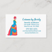 Kostümbildner, Seamstress, maßgeschneidert Visitenkarte (Vorderseite)