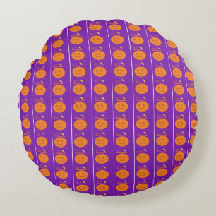 Kostümdesign Pumpkin Lila Rundkissen Rundes Kissen