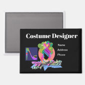 Kostümdesigner Business Magazin Magnet (Vorderseite/Rückseite)