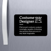 Kostümdesigner Definition Film-Crew 4" x 6" Flex Magnet