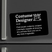 Kostümdesigner Definition Film-Crew 4" x 6" Flex Magnet