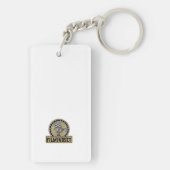 Kostümdesigner - Definition - Funny Film Crew Schlüsselanhänger (Rückseite)