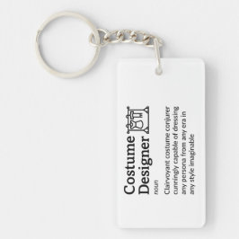 Kostümdesigner - Definition - Funny Film Crew Schlüsselanhänger