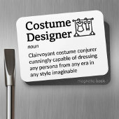 Kostümdesigner Definition Set Life 3" x 4" Fl Magnet