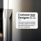 Kostümdesigner Definition Set Life 3" x 4" Fl Magnet