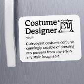 Kostümdesigner Definition Set Life 3" x 4" Fl Magnet
