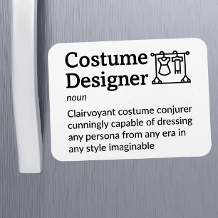 Kostümdesigner Definition Set Life 3" x 4" Fl Magnet