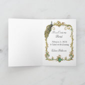 Kostüme Ball Vintag Style Art Design Einladung (Innenseite)