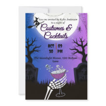 Kostüme & Cocktails Halloween - Einladung
