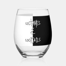 Kostüme Cocktails Halloween-Party Schwarz Weiß