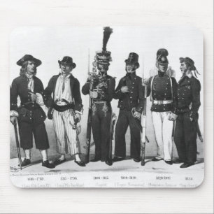 Kostüme der französischen Marinesoldaten von 168 Mousepad