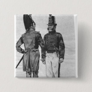 Kostüme der französischen Marinesoldaten von 1804 Button