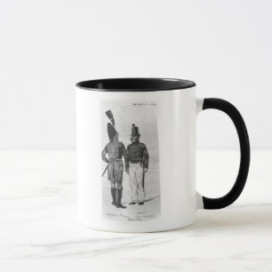 Kostüme der französischen Marinesoldaten von 180 Tasse