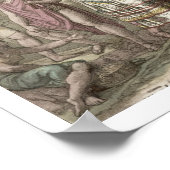 Kostüme der Mexikaner (Farbgravur) Poster (Ecke)