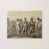 Kostüme der Mexikaner (Farbstich) Puzzle (Horizontal)