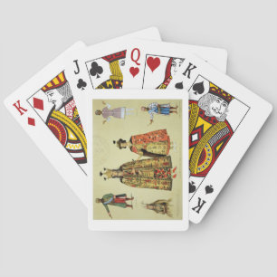 Kostüme des 17. und 18. Jahrhunderts, Platte 56 Spielkarten