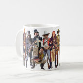 Kostüme des Alten Westens Kaffeetasse (Vorderseite Links)