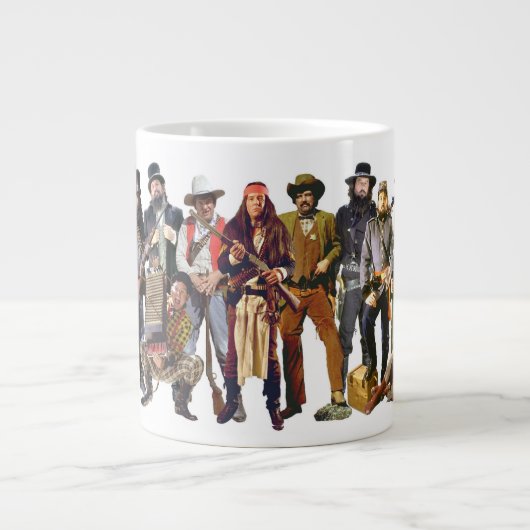 Kostüme des Wilden Westens Jumbo-Tasse (Vorderseite)