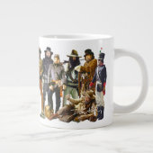Kostüme des Wilden Westens Jumbo-Tasse (Rechts)