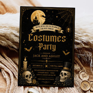 Kostüme Erwachsene Halloween-Party Einladung