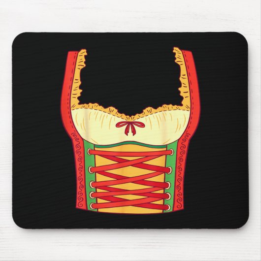 Kostüme Frauen Lustiges Shirt Mousepad (Vorne)