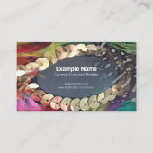 Kostüme für den Karneval - Einzelhandel oder Desig Visitenkarte (Vorderseite)