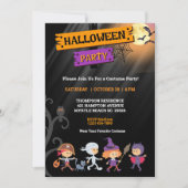 Kostüme Kinder Halloween-Party Einladung (Vorderseite)