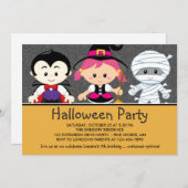 Kostüme Kinder Halloween-Party Einladungen (Vorne/Hinten)