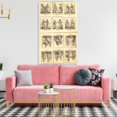 Kostüme Leinwanddruck (Insitu (Wohnzimmer))