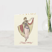 Kostüme Parisiens- Tanzkleid, Geburtstag Karte (Vorderseite)