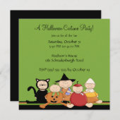 Kostüme Party Halloween-Party Einladung (Vorne/Hinten)