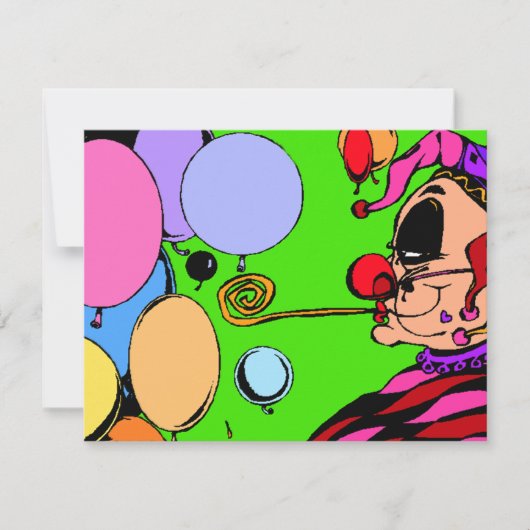 Kostüme Party Masquerade Ball Harlequin Einladung (Vorderseite)