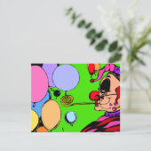 Kostüme Party Masquerade Ball Harlequin Einladung (Stehend Vorderseite)