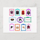 Kostüme Postkarte (Vorderseite)